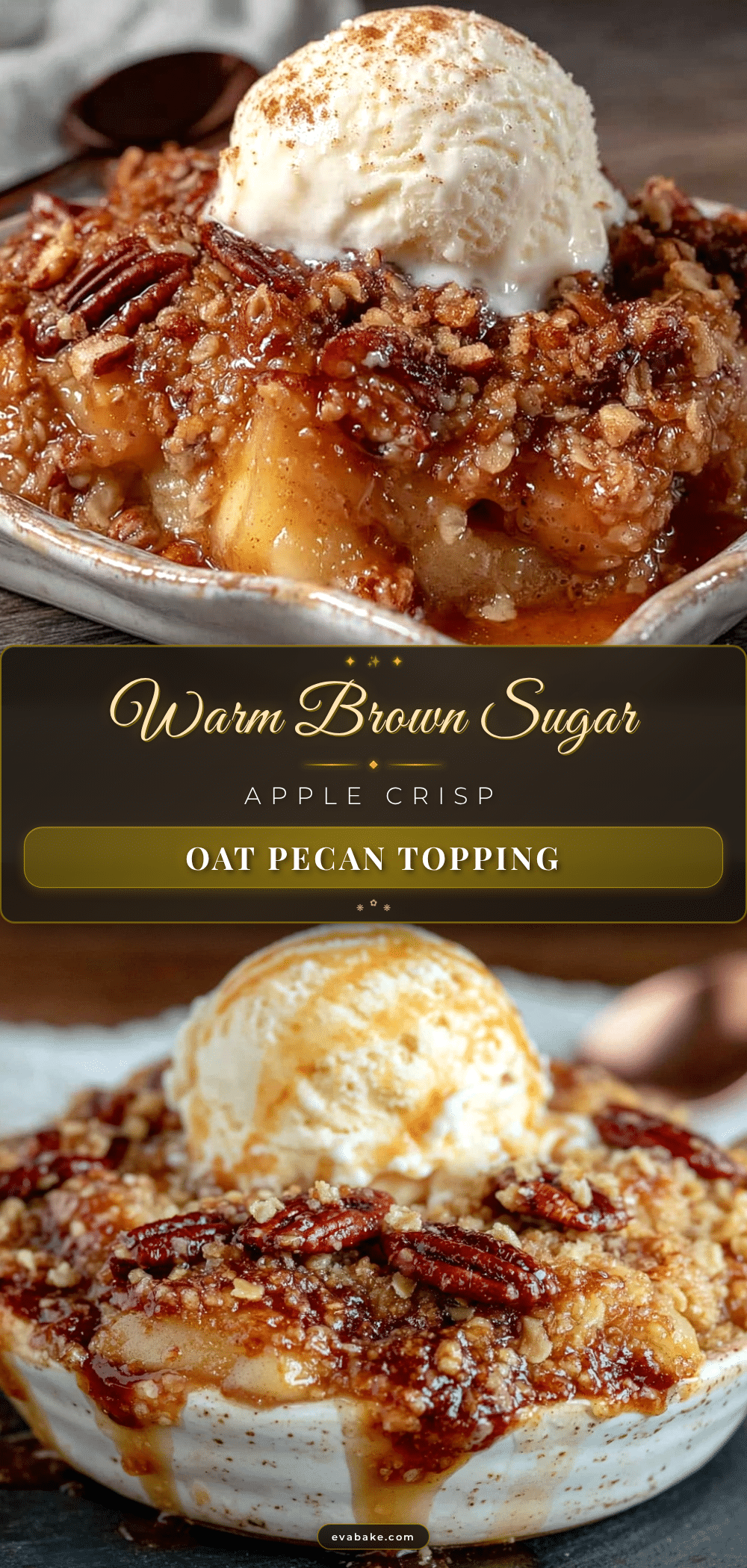 brown sugar apple crisp recipe