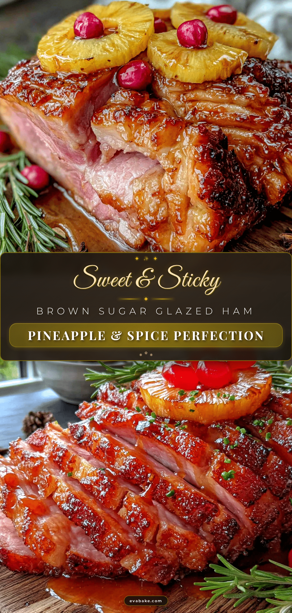 brown sugar glazed ham with pineapple recipe