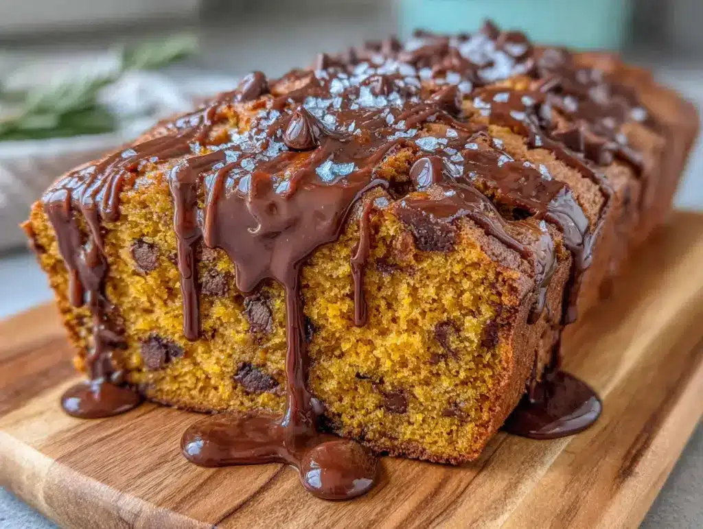chocolate chip pumpkin bread - featured image