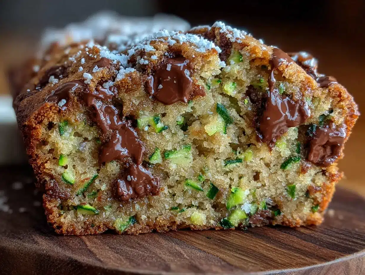 chocolate chip zucchini bread preparation steps