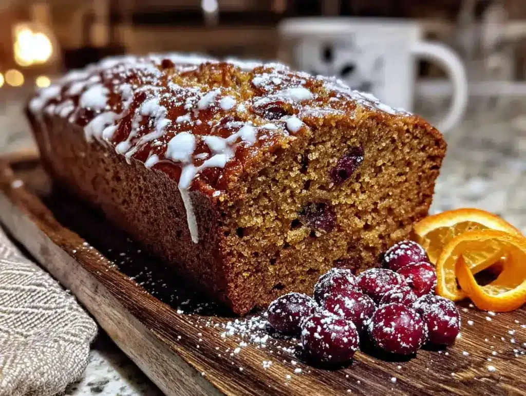 cranberry orange pumpkin bread - featured image