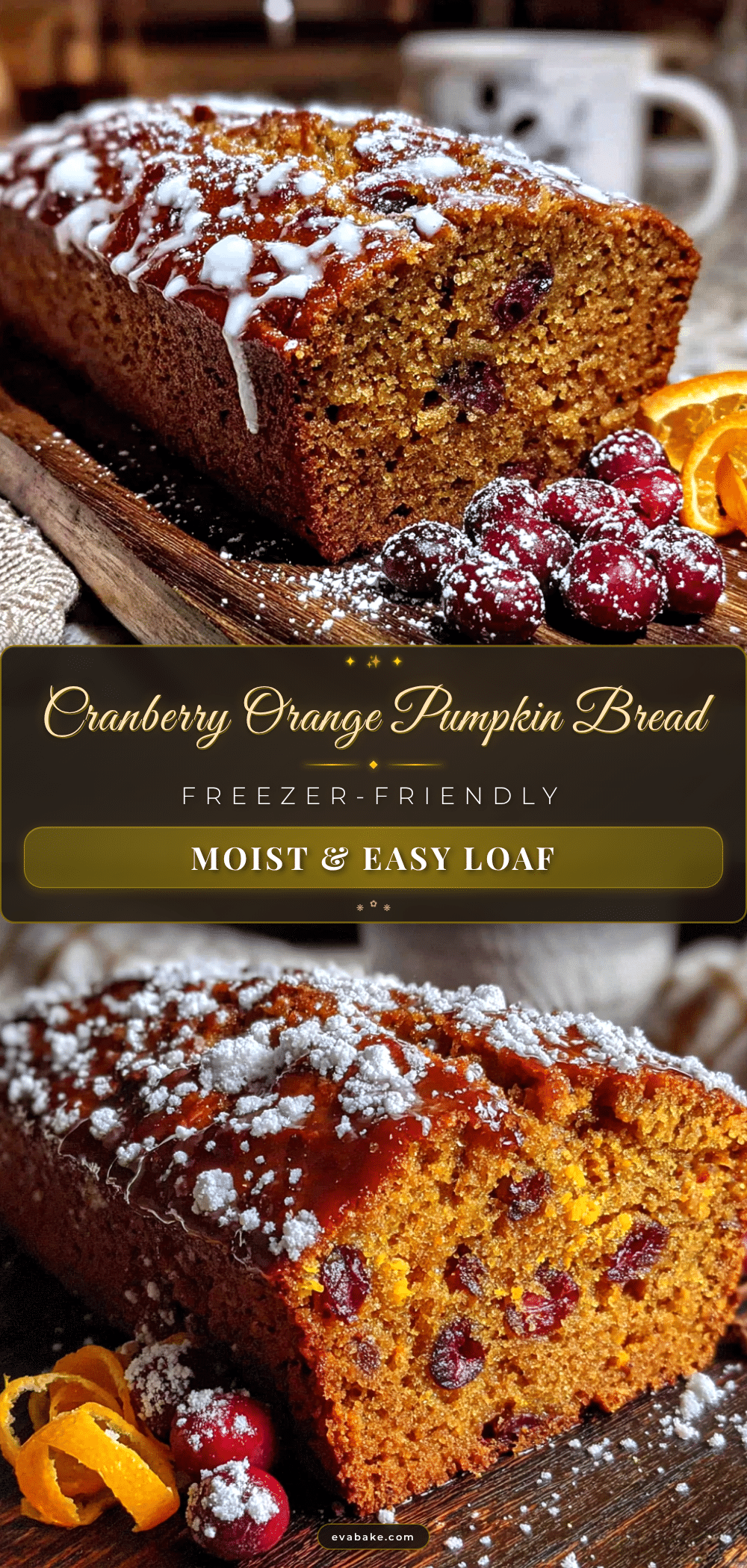 cranberry orange pumpkin bread recipe