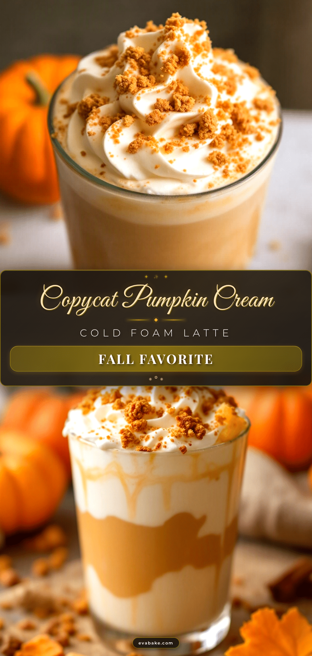 creamy copycat pumpkin cream cold foam latte recipe
