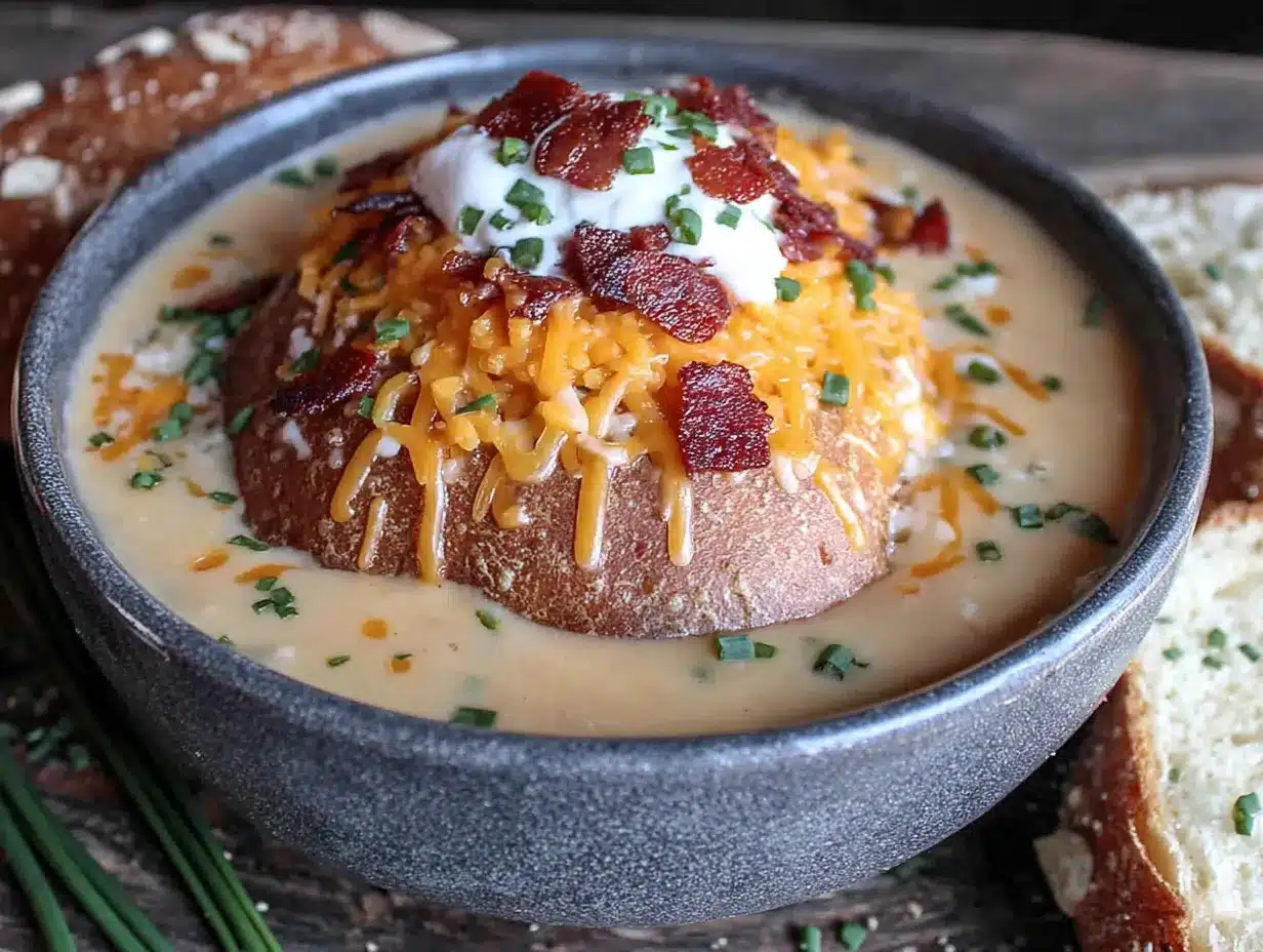 creamy loaded baked potato soup preparation steps
