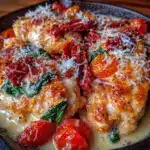 creamy one-pot tuscan chicken - featured image