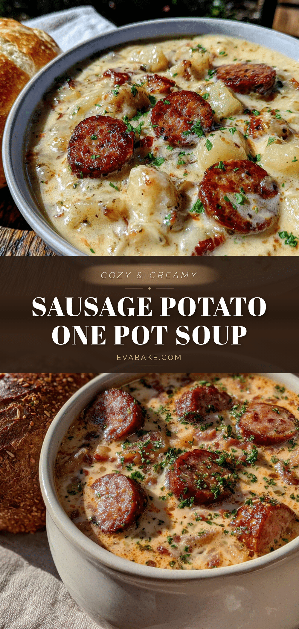 creamy sausage and potato soup recipe