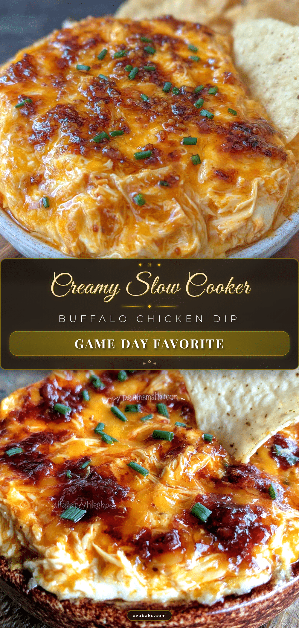 creamy slow cooker buffalo chicken dip recipe