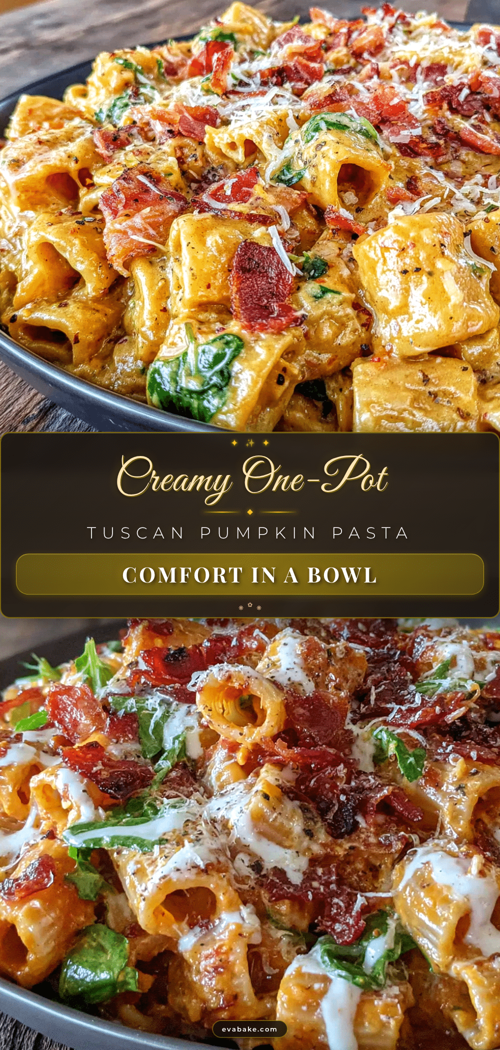 creamy tuscan pumpkin pasta recipe