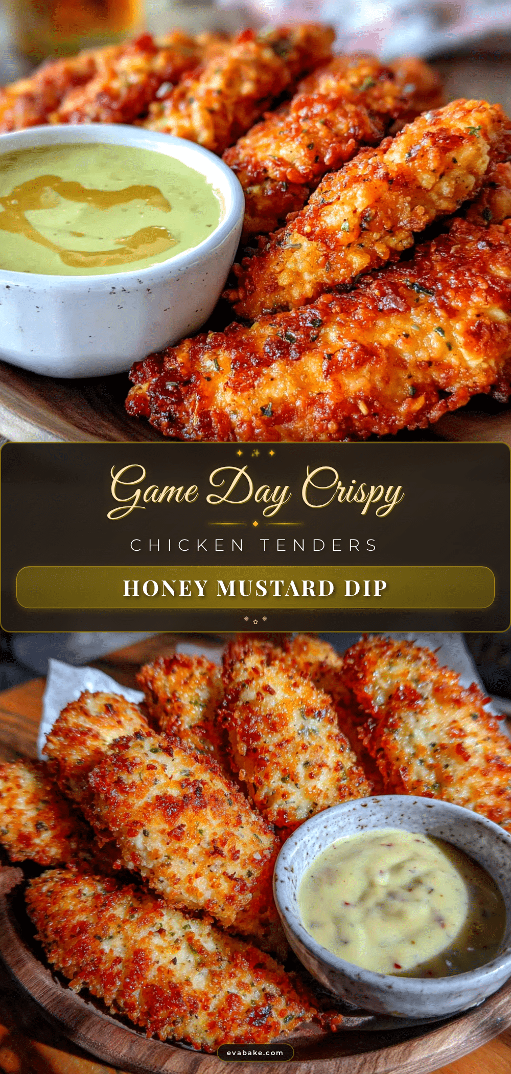 crispy baked chicken tenders with honey mustard recipe