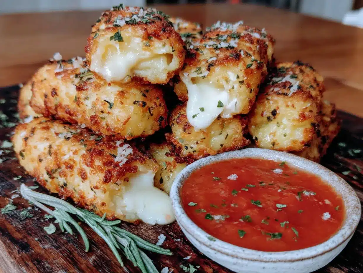 crispy baked mozzarella sticks preparation steps