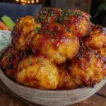 crispy buffalo cauliflower bites - featured image