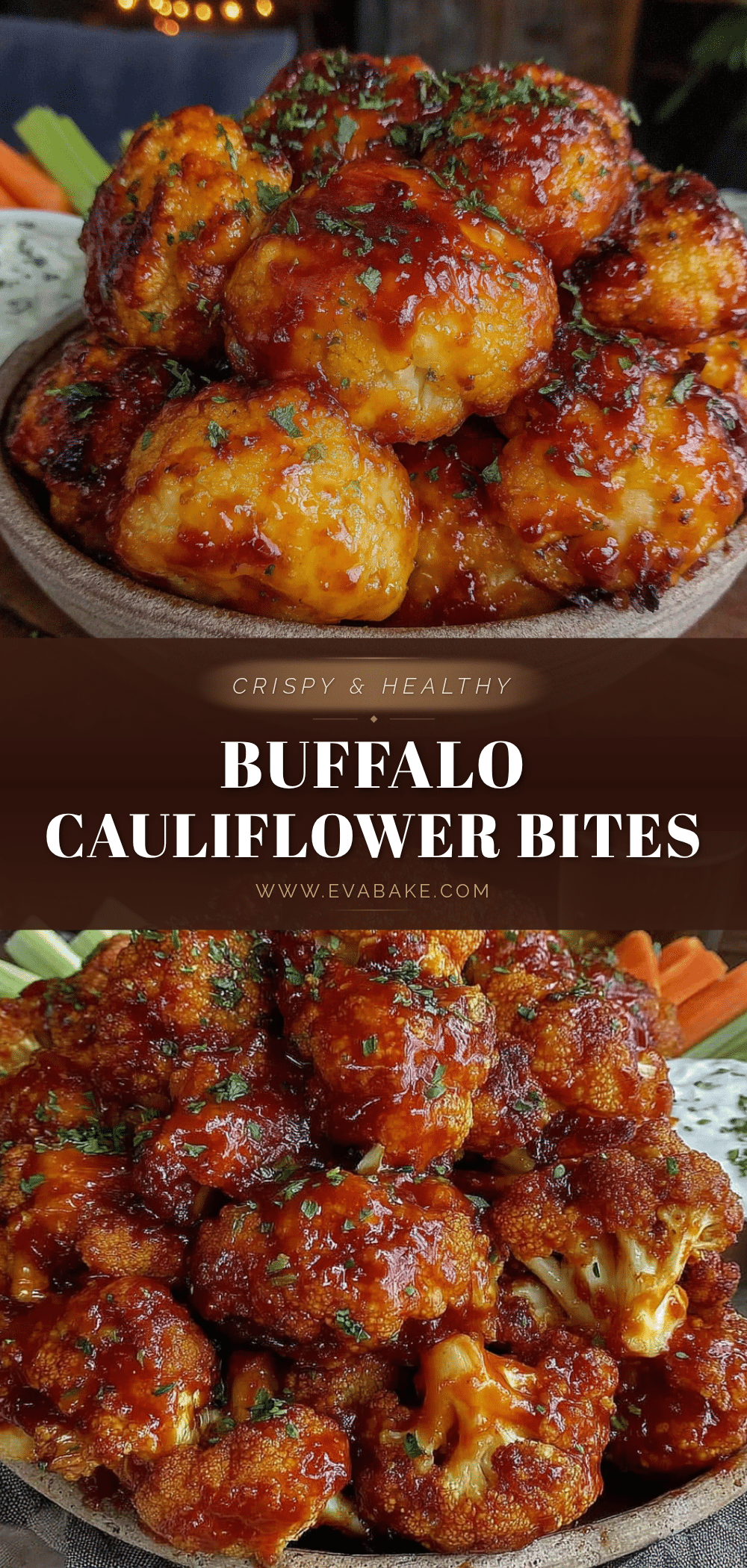 crispy buffalo cauliflower bites recipe