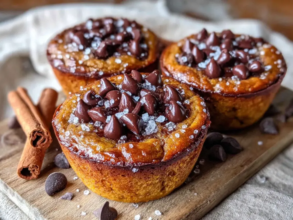 crispy-edge chocolate chip pumpkin muffin tops - featured image