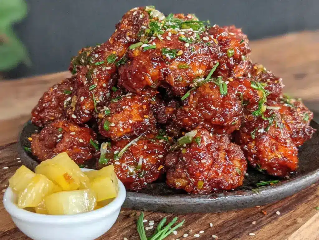 crispy Korean fried chicken wings - featured image