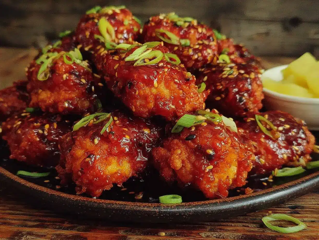 crispy Korean fried chicken wings preparation steps