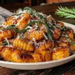 crispy pan-seared pumpkin gnocchi - featured image
