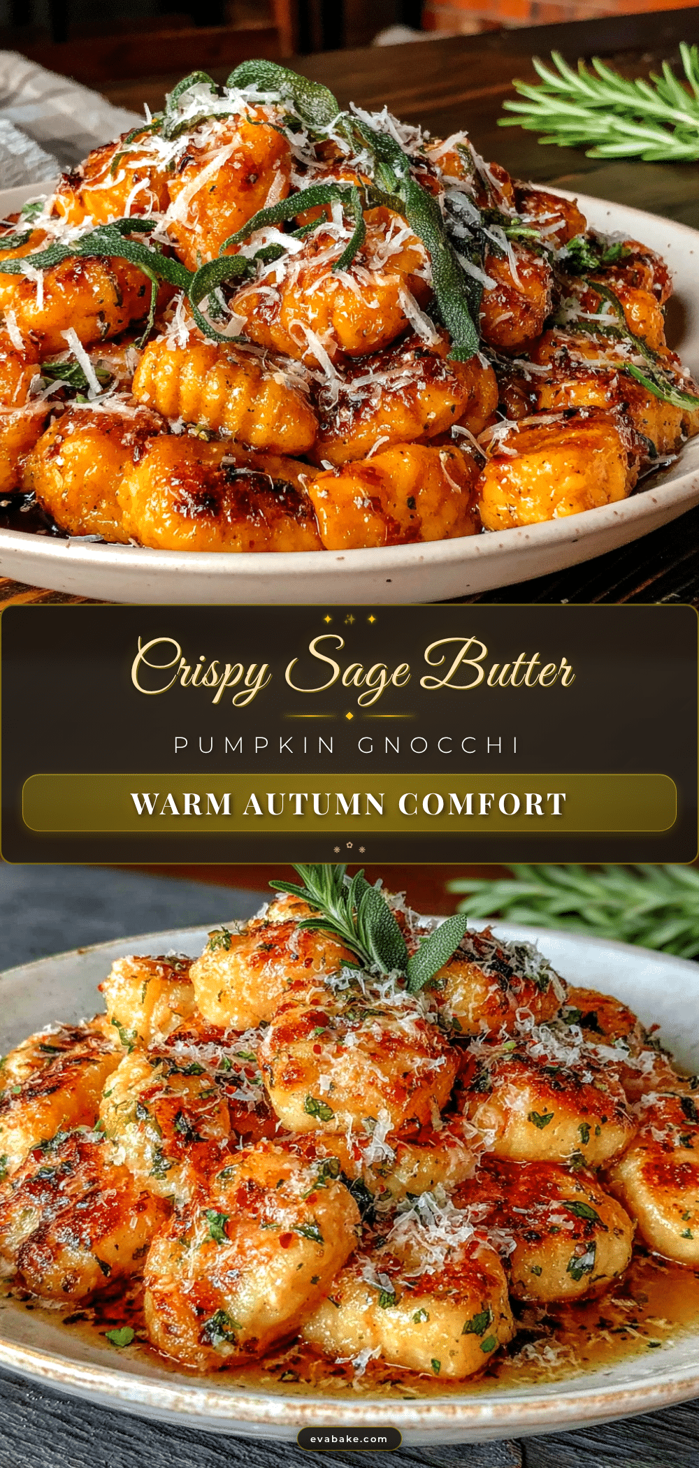 crispy pan-seared pumpkin gnocchi recipe