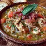 crockpot chicken and wild rice soup - featured image
