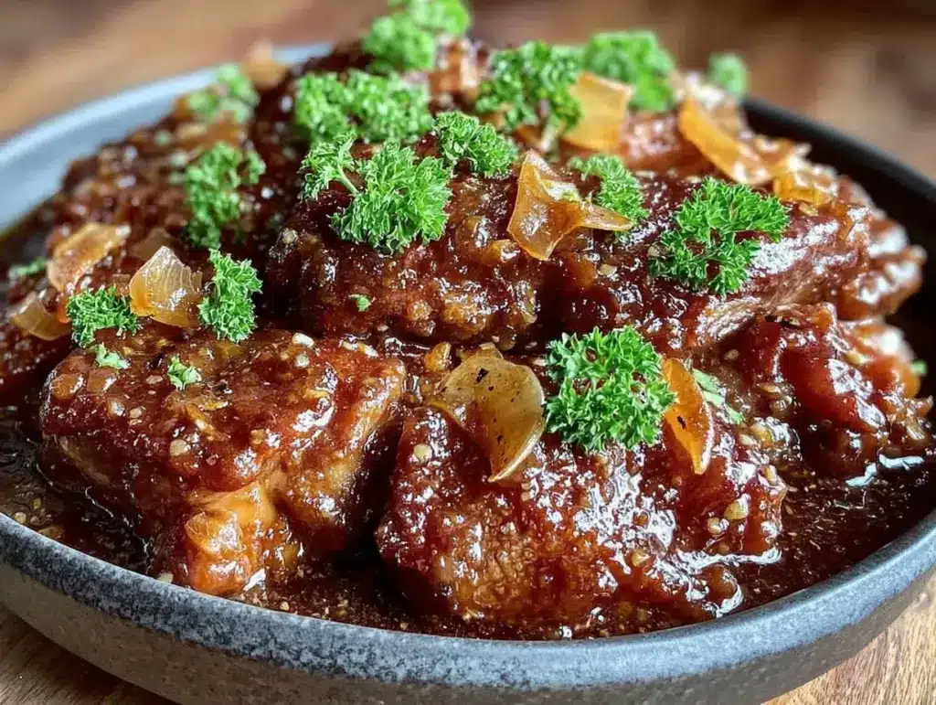 crockpot honey garlic chicken thighs - featured image