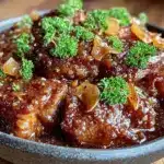 crockpot honey garlic chicken thighs - featured image