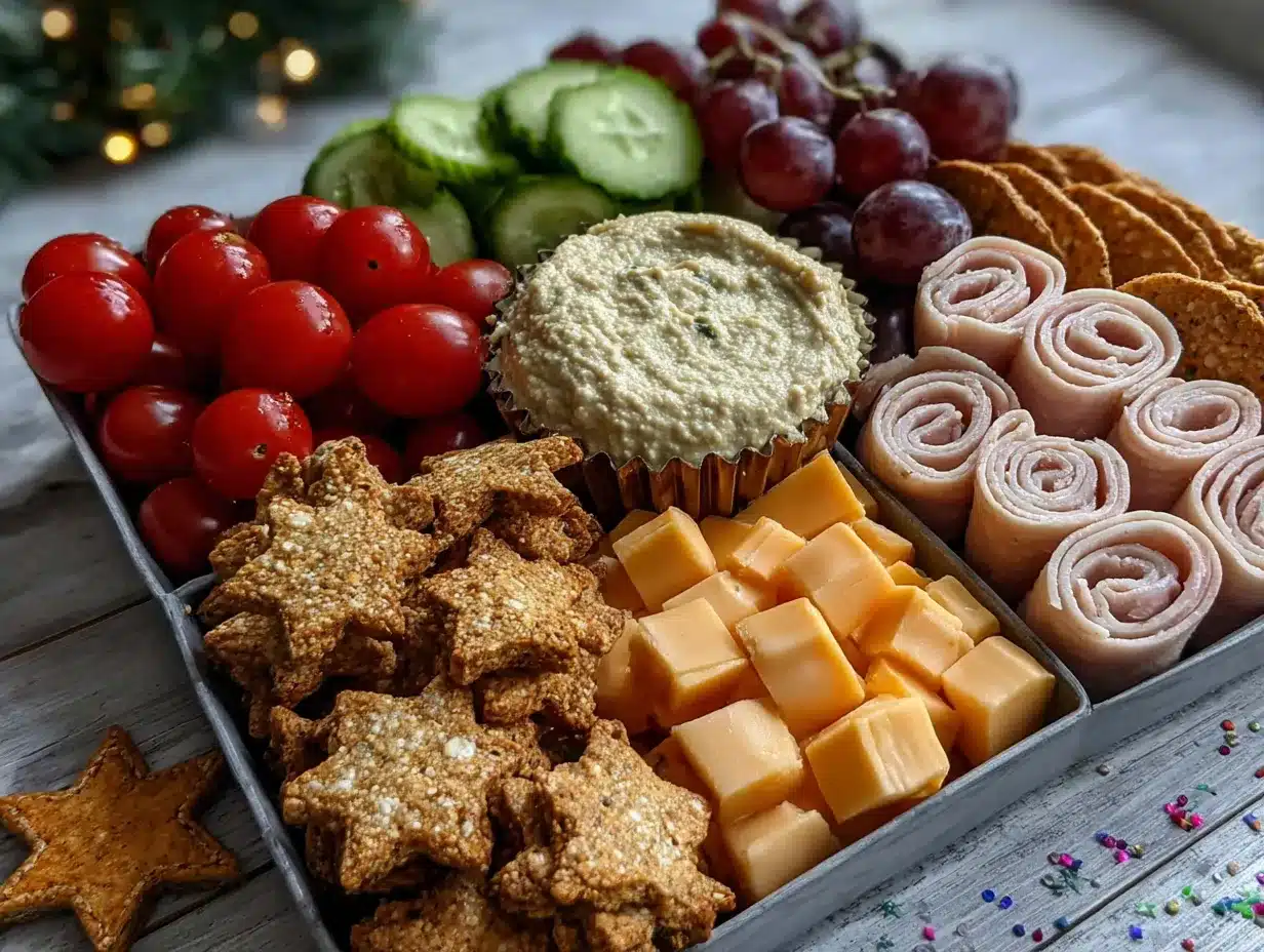 diy lunchable bento box for kids preparation steps