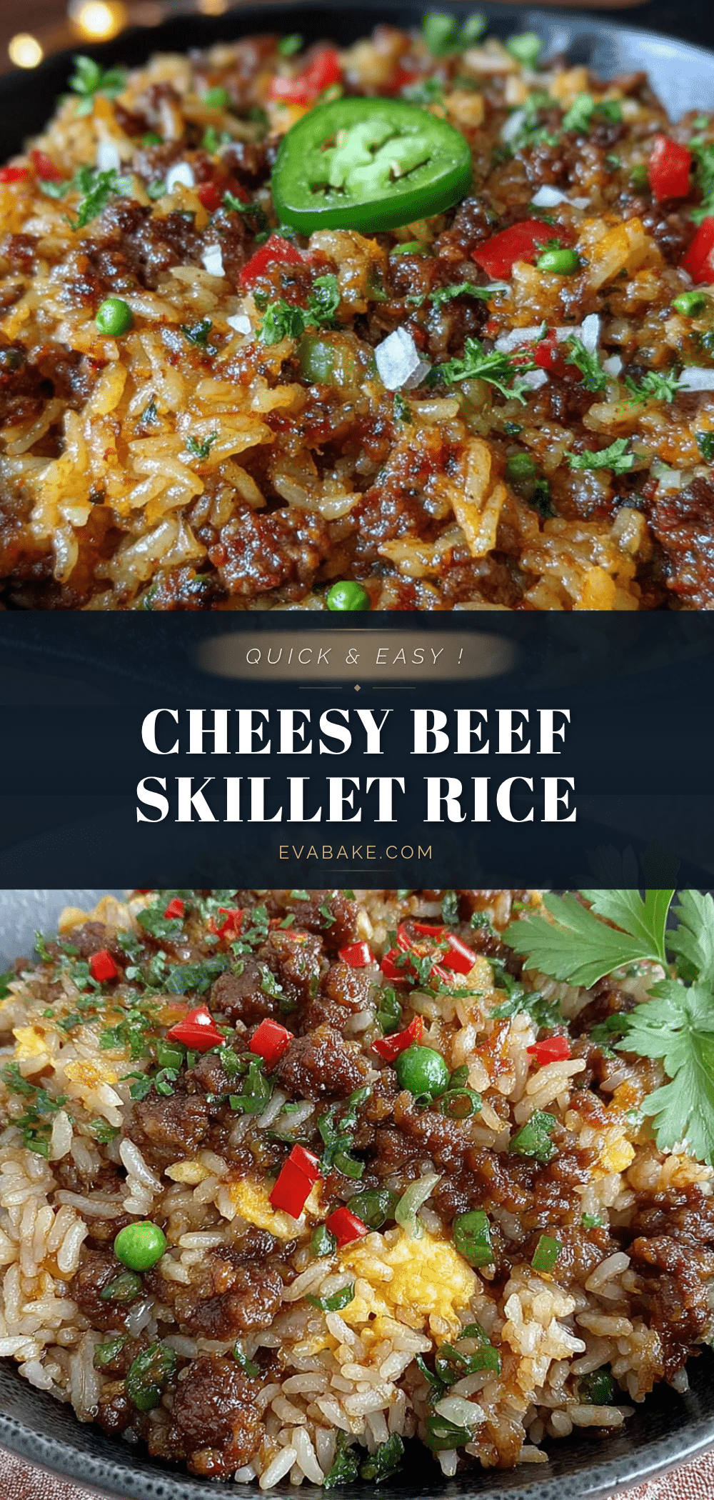 easy 15-minute ground beef and rice skillet recipe