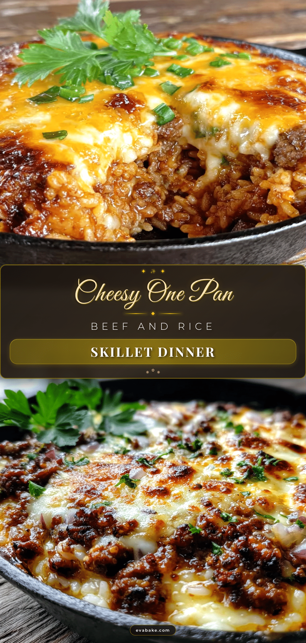 easy cheesy ground beef and rice skillet recipe