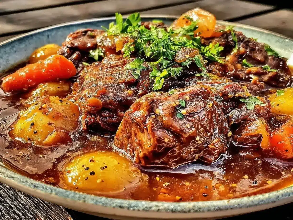 easy crockpot beef stew preparation steps