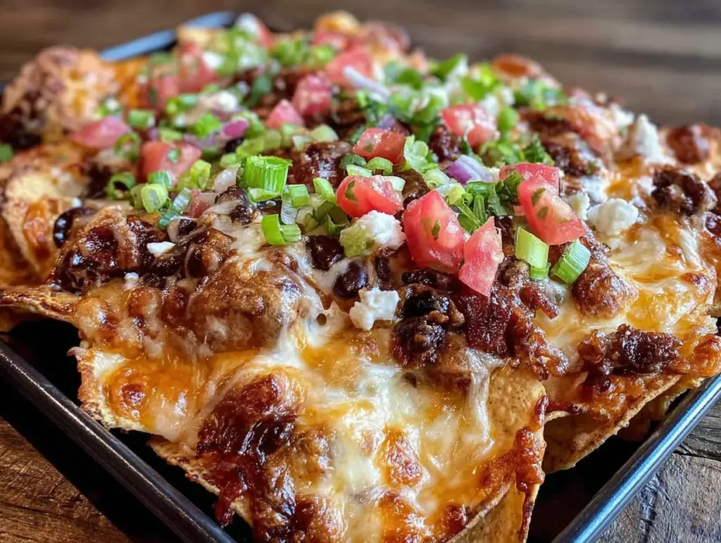 easy loaded sheet-pan nachos - featured image