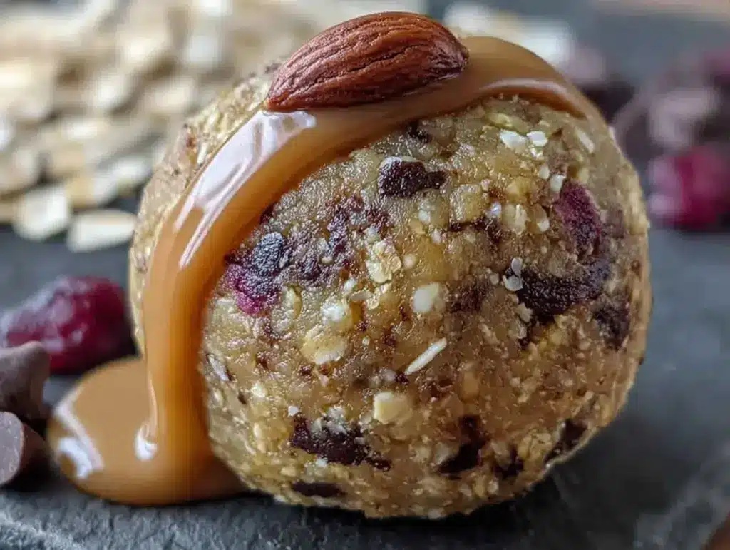 easy no-bake peanut butter protein balls - featured image
