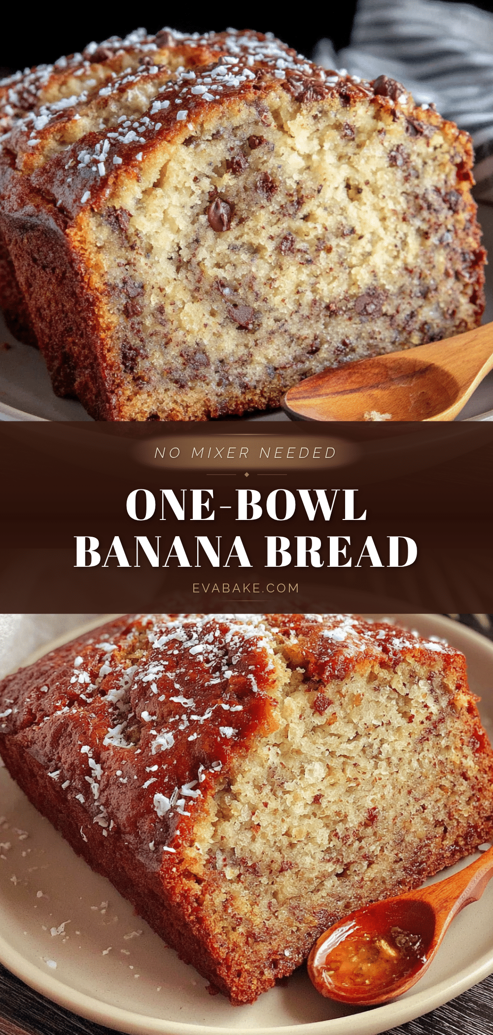 easy one-bowl banana bread recipe