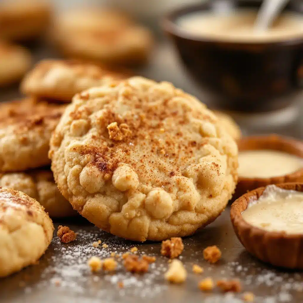 Eggnog Snickerdoodle Cookies - featured image