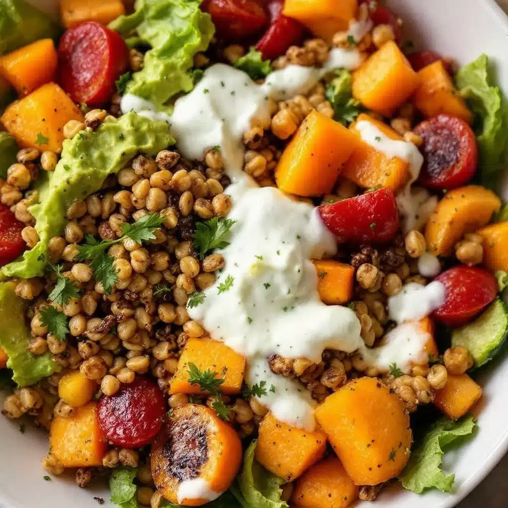 fall harvest salad - featured image