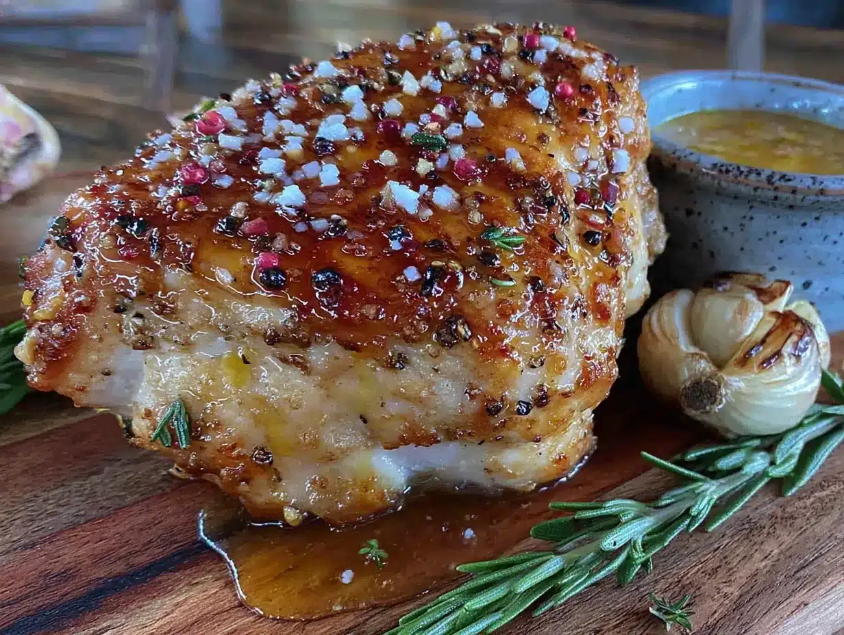 garlic butter baked chicken breast preparation steps