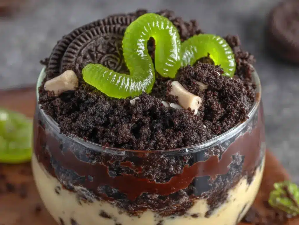 graveyard dirt cups - featured image