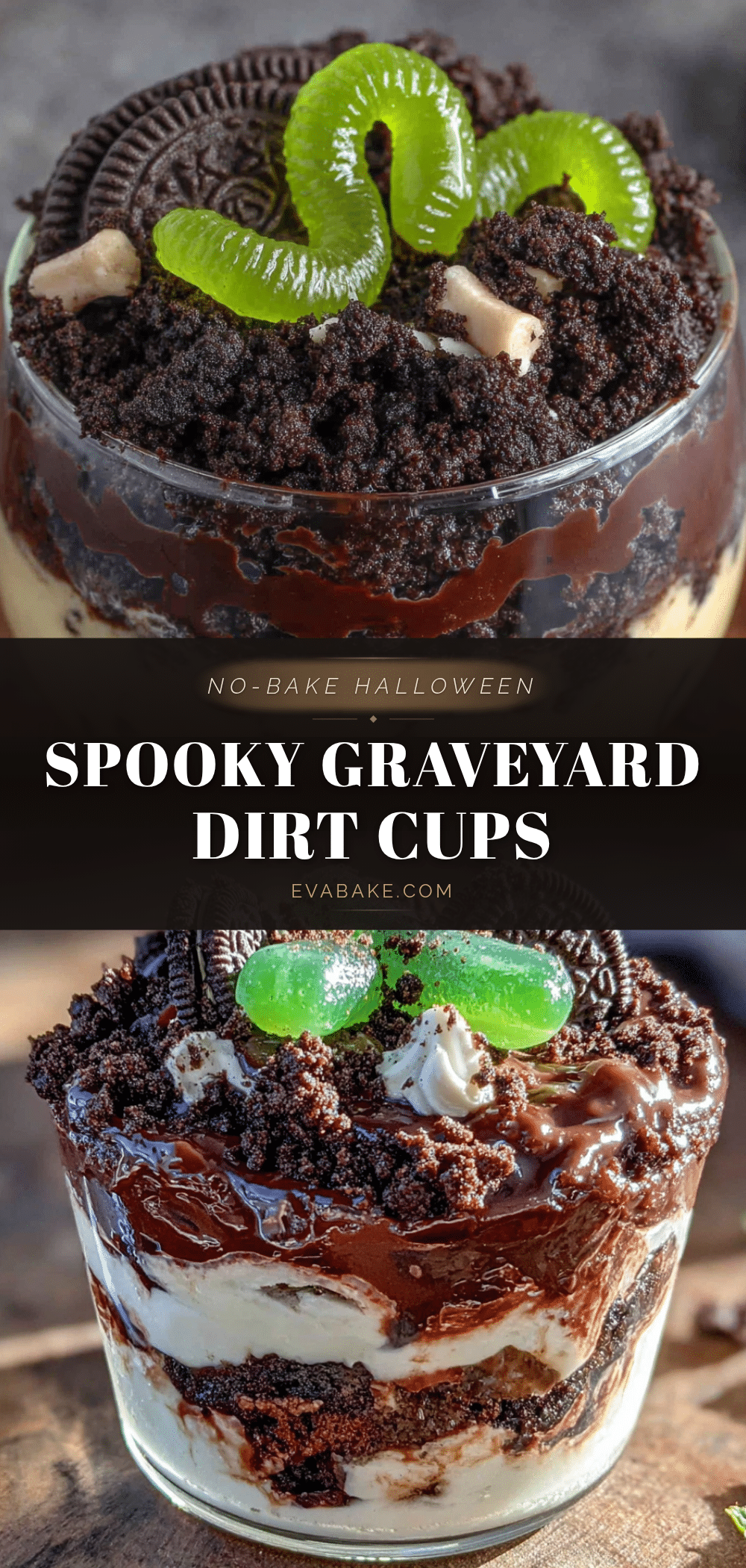 graveyard dirt cups recipe