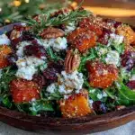 harvest fall salad with maple vinaigrette - featured image