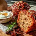 healthy pumpkin oat muffins - featured image