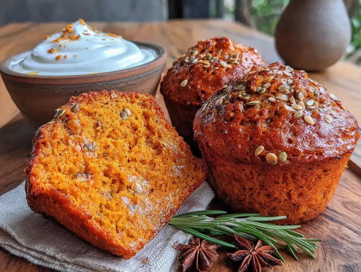 healthy pumpkin oat muffins preparation steps