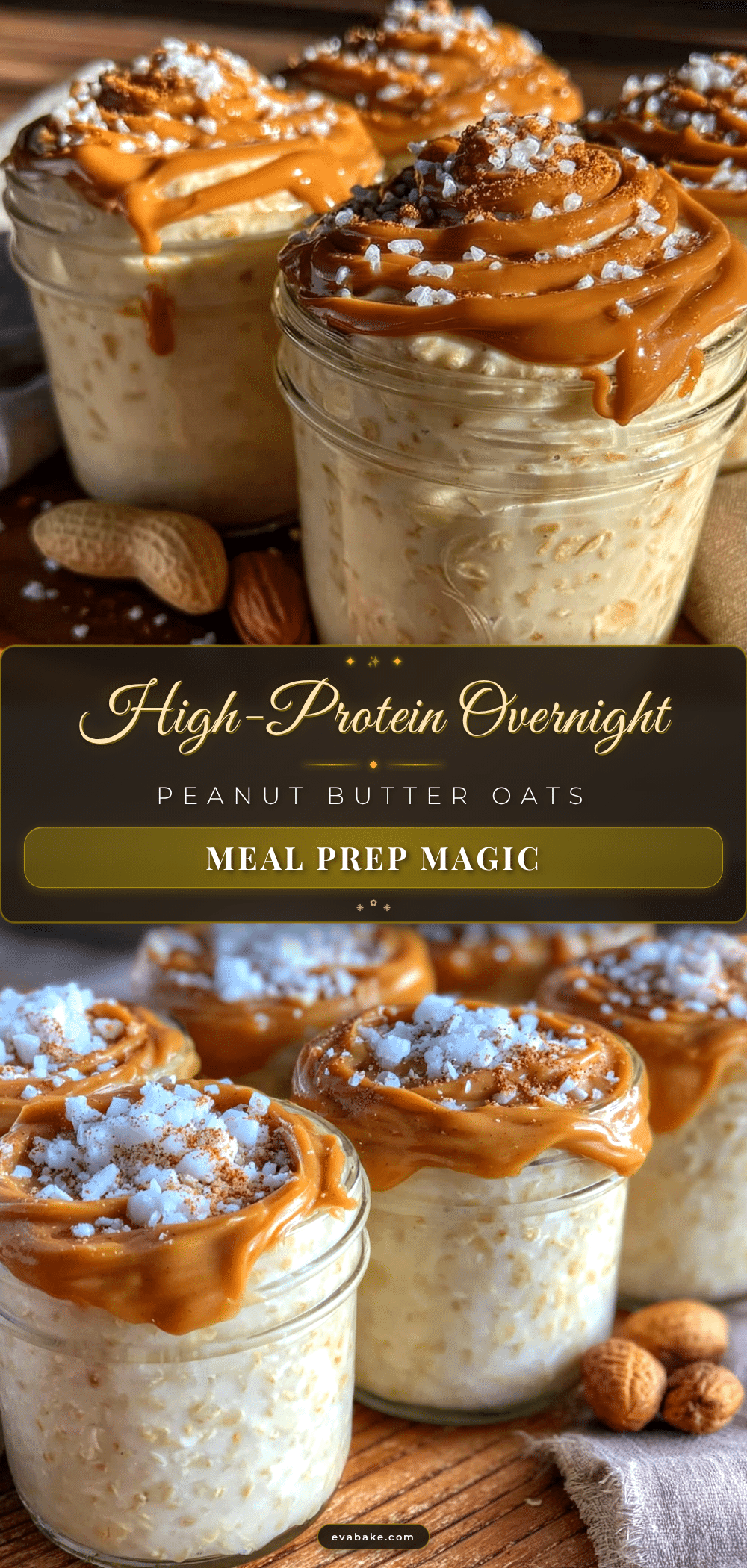high-protein overnight peanut butter oats recipe
