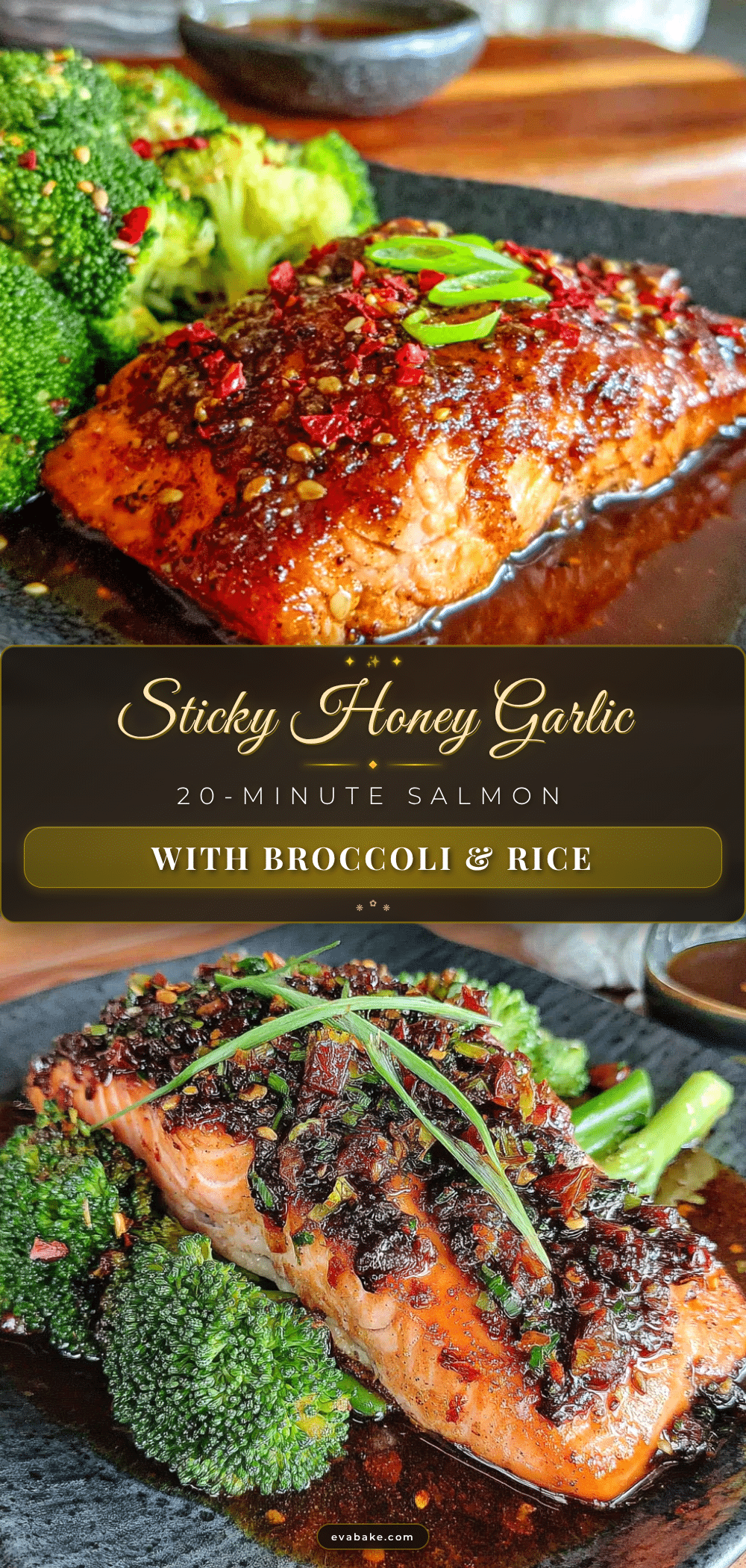 honey garlic salmon recipe