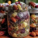 honey roasted pumpkin seed trail mix - featured image