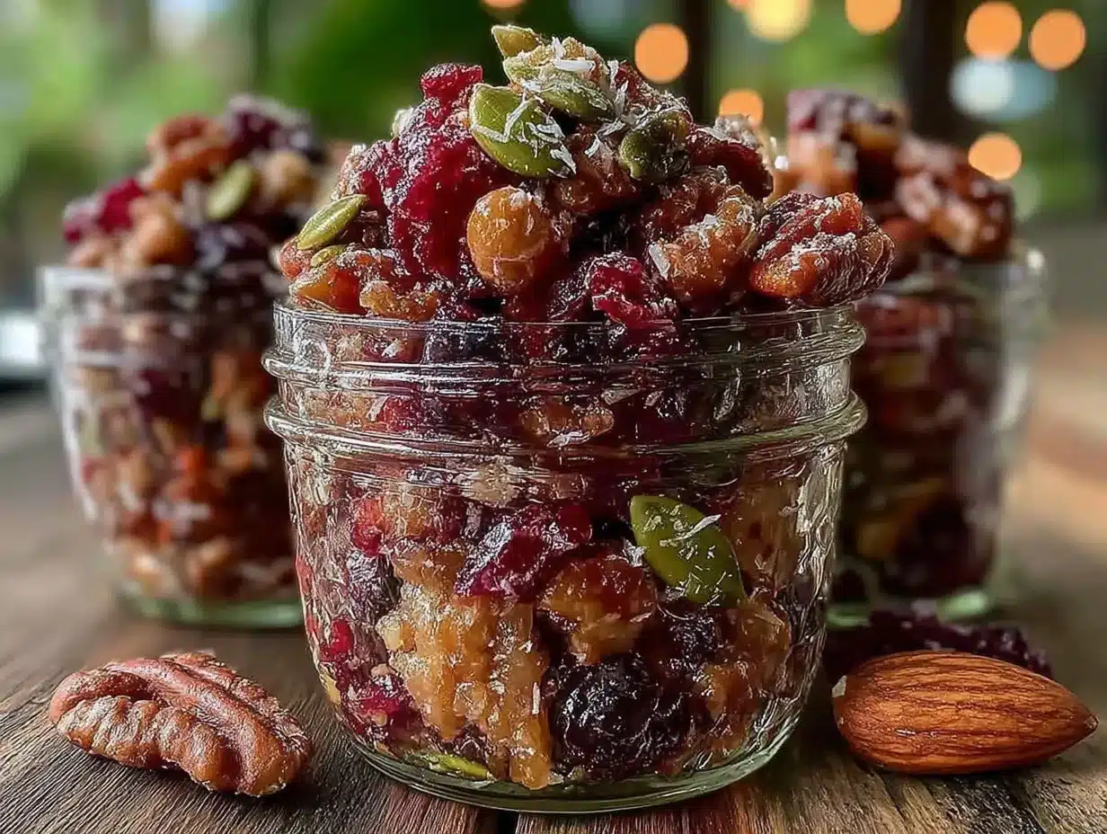 honey roasted pumpkin seed trail mix preparation steps