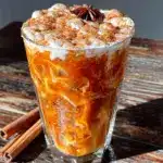 iced pumpkin chai tea latte - featured image
