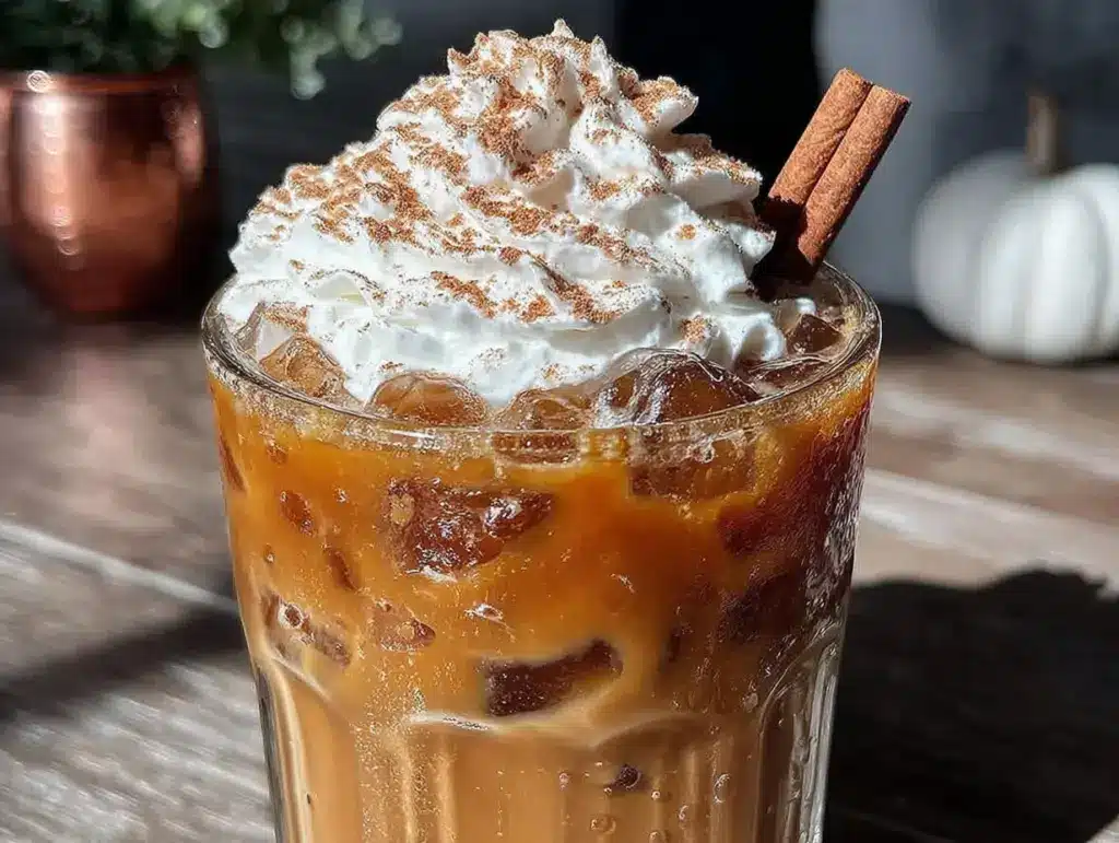 iced pumpkin spice latte - featured image