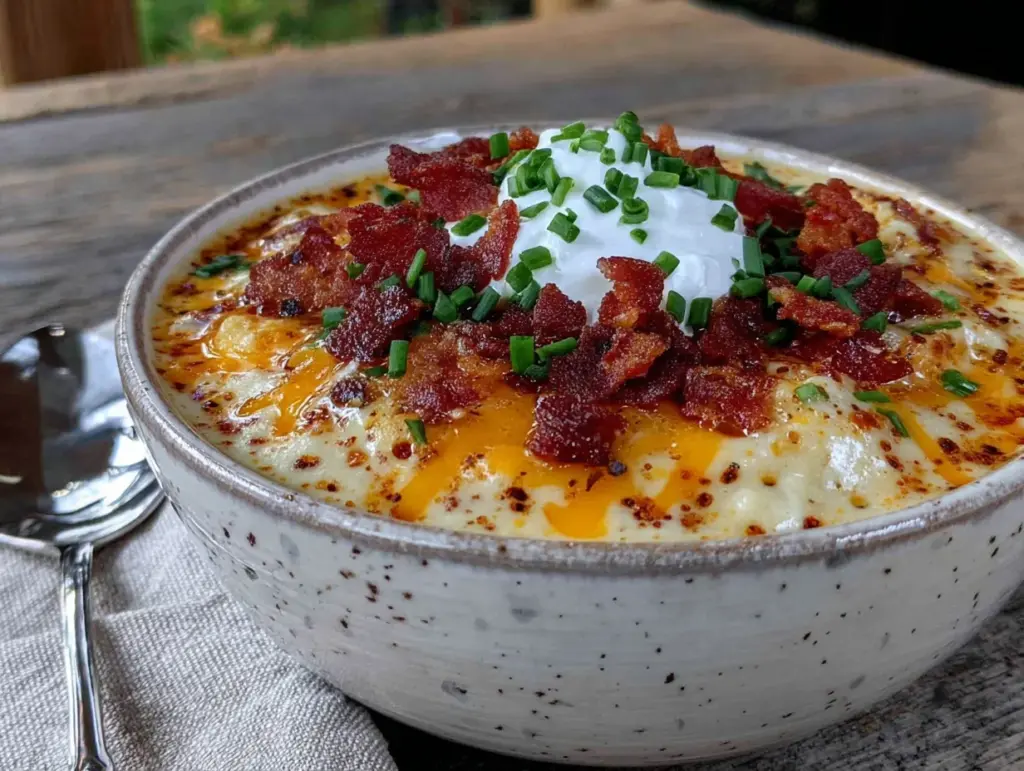 instant pot loaded baked potato soup - featured image