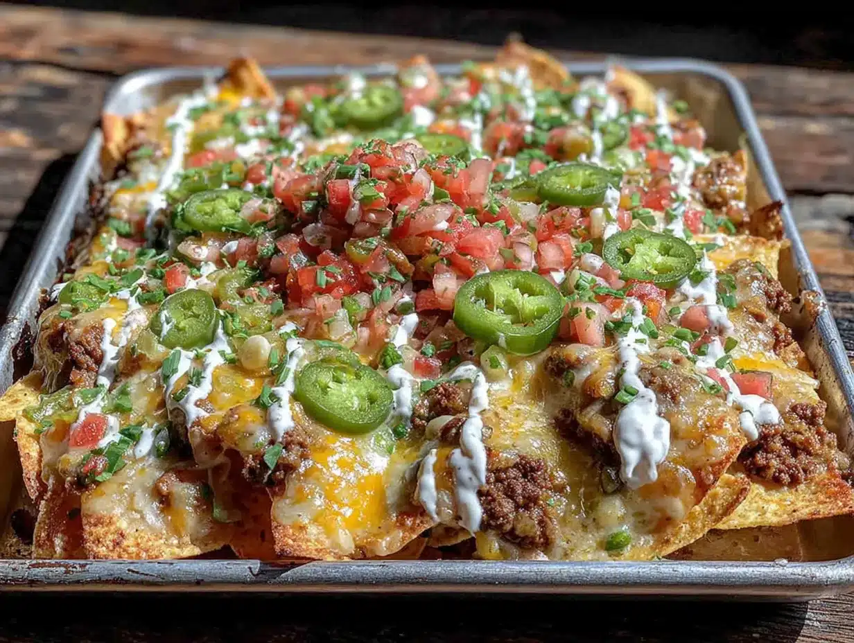 loaded nacho bar preparation steps