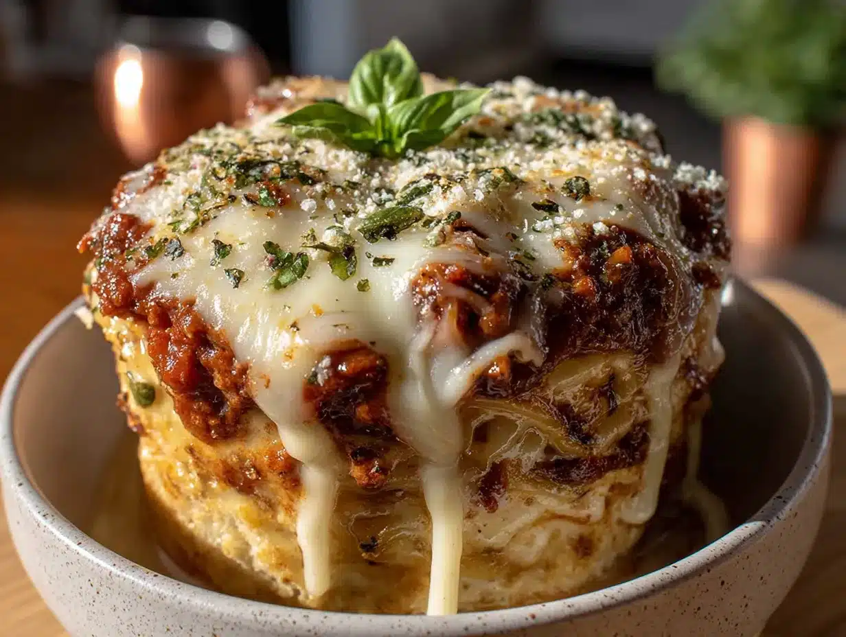 microwave mug lasagna dorm room preparation steps