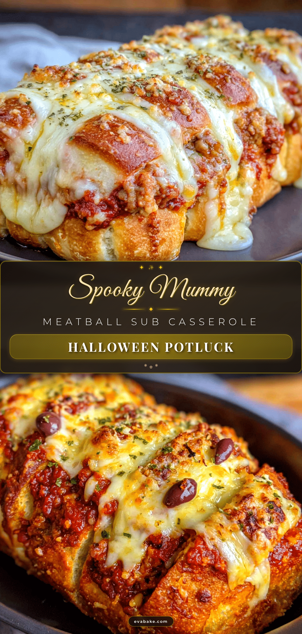 mummy meatball sub casserole recipe