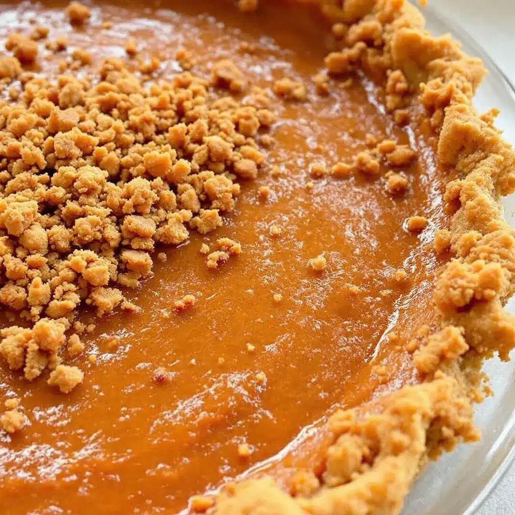 no-bake pumpkin pie with gingersnap crust preparation steps